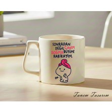 Tanem Transparan - Lüks Kupa Kahve Çay Fincanı Hediye Kupa Ofis ve Ev Için Dekoratif Şık Bardak