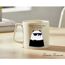 Tanem Transparan - Lüks Kupa Kahve Çay Fincanı Hediye Kupa Ofis ve Ev Için Dekoratif Şık Bardak