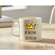 Tanem Transparan - Lüks Kupa Kahve Çay Fincanı Hediye Kupa Ofis ve Ev Için Dekoratif Şık Bardak