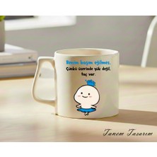 Tanem Transparan - Lüks Kupa Kahve Çay Fincanı Hediye Kupa Ofis ve Ev Için Dekoratif Şık Bardak