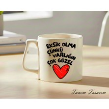 Tanem Transparan - Lüks Kupa Kahve Çay Fincanı Hediye Kupa Ofis ve Ev Için Dekoratif Şık Bardak