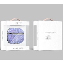 Najmaddin Onegif Airpods 2 (2.nesil) Bright Simli Airpods Kapak - Gümüş