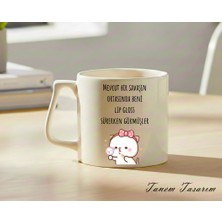 Tanem Transparan - Lüks Kupa Kahve Çay Fincanı Hediye Kupa Ofis ve Ev Için Dekoratif Şık Bardak