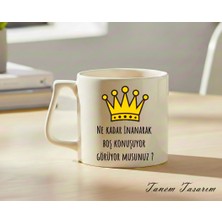Tanem Transparan - Lüks Kupa Kahve Çay Fincanı Hediye Kupa Ofis ve Ev Için Dekoratif Şık Bardak