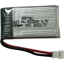 Skygo 852540 / 3.7V - 650mAh - 20C BEYAZ SOKET
