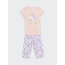 Lc Waikiki Yeni Sezon Bisiklet Yaka Kız Çocuk Pijama Takım