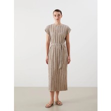 Lc Waikiki Yeni Sezon Bisiklet Yaka Dokulu Elbise