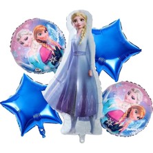 Parti Station Frozen Karlar Ülkesi Elsa Konsept Doğum Günü Balon Set Elsa Karlar Ülkesi Balon Set