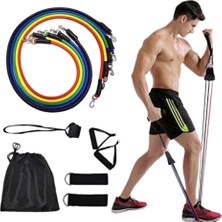 Shopwave Evde Spor Için Çok Amaçlı Direnç Lastiği Antrenman Seti 11 Parça