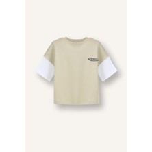 DeFacto %100 Pamuk Oversize Baskılı Tişört Erkek Bebek G7481A526SM