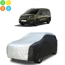 AUTOES Citroen Berlingo Xtr 2024 Uyumlu Araba Brandası, Oto Branda Gri-Siyah