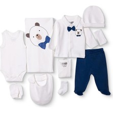 Hellobaby Hellobaby, Erkek, 10LU Hastane Çıkışı, Hayvan Baskılı, Çıtçıtlı, V Yaka, Uzun Paça, Uzun Kol