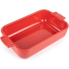 Peugeot Appolia Dikdörtgen Fırın Kabı 22 x 12 cm Kırmızı