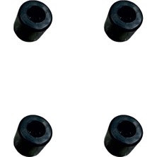 Skygo Baza Stoperi Plastik - 30MM - Sඈyah HKS283 - 4 Adet