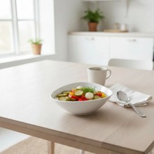 Külsan 6318.PW - Bermuda 4'lü Beyaz Kase Seti 18X14 Cm, Thermoset Melamin