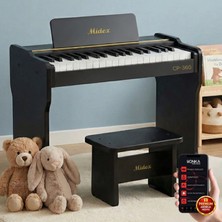 Midex CP-360BK Çocuk Piyanosu Pilli 37 Tuşlu