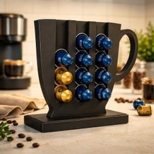 Cenikli Modern Kupa Tasarımlı Kahve Kapsül Standı