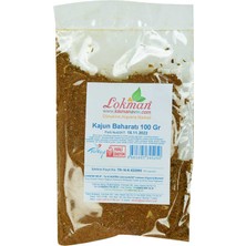 Subutu Kajun Baharatı 100 gr Paket