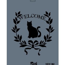 Subutu New Seri N-382 Stencil 35X25 cm