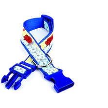 Subutu Pati Desenli Dokuma Köpek Boyun Tasması 3 cm x 36-60 cm