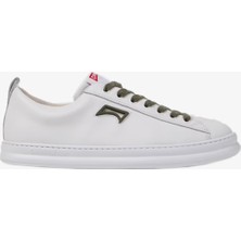 Camper Runner Four Erkek Beyaz Sneaker Düz Tabanlı OrthoLite® Recycled™ İç Taban ile 44 Numarada