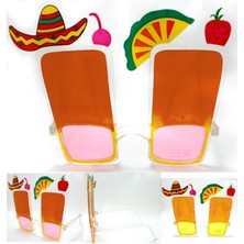 Subutu Sombrero Hawaii Fiesta Meyve Figürlü Yaza Merhaba Gözlük