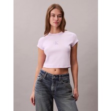 Calvin Klein Monogram Baby Kadın Çok Renkli T-Shirt LV047AB802-3OQ