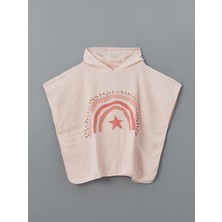 Lc Waikiki Yeni Sezon Baskılı Kız Çocuk Panço Havlu