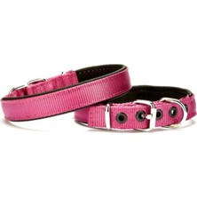 Subutu Softlu Köpek Boyun Tasması 2 cm x 40 cm Mor