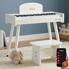 Midex CP-370WH Çocuk Piyanosu Pilli 37 Tuşlu