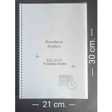 Deftersan A4 Randevu Planlama Defteri Günlük ve Saatlik Planlayıcı 100 Yaprak