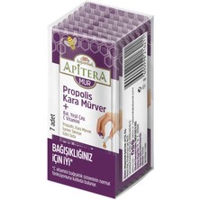 Apitera Mur Doğal Bal, C Vitamini, Kara Mürver, Yeşil Çay ve Propolis Içeren Takviye Edici 7’li Saşe