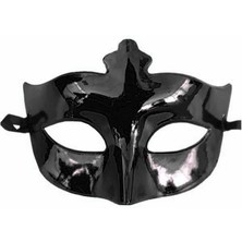 Subutu Siyah Renk Masquerade Kostüm Partisi Venedik B Maskesi