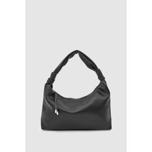 Shule Bags Harlow Owal Omuz Çantası Siyah