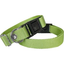 Subutu Köpek Tasması Dokuma 2 cm - Min: 30 cm - Max: 50 cm Yeşil