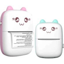 Eco Lounge Sevimli Mini Taşınabilir Yazıcı Printer