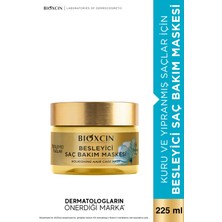 Bioxcin Besleyici Yağlar Saç Bakım Maskesi 225 ml – Kuru ve Yıpranmış Saçlar Için Onarıcı Bakım