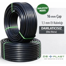 Dsplast 16 mm Deliksiz (Kör) Damla Sulama Borusu - Hortumu 400 Metre – 1,1 mm