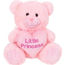 Eco Lounge 4763 Peluş Ayı Prens ve Prenses Kalpli Ayı 45 cm