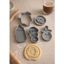 Bi Tutam Mutluluk Bebek Temalı Kurabiye Kalıpları 5 Adet