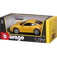 Eco Lounge 21065 Burago 1:24 Porsche 911 Carrera S Model Araba