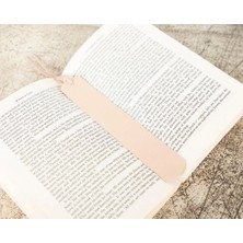 Eco Lounge Deri Kitap Ayracı, Pudra