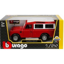 Eco Lounge 22063 Land Rover Series Iı Model Araba 1:24 Kırmızı -Sunman