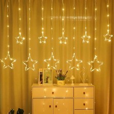 Eco Lounge Yıldız Perde LED 10 Saçaklı