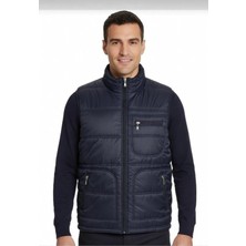 Hamitogulları Lacivert Çift İğneli Polarlı Yelek