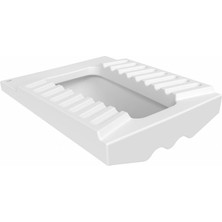 Creavit TP570 Çevre Yıkamalı Tuvalet Taşı Beyaz 50X60CM