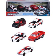 Eco Lounge Majorette Toyota Racing 5 Parçalı Model Araba Hediye Seti