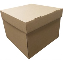 Bens Kapaklı Pasta Kutusu 10'lu - 26X26X20H