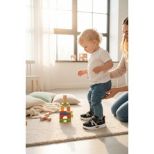 Enoch Çocuk Spor Ayakkabı Cırtlı ve Bağcıklı Konfor Model