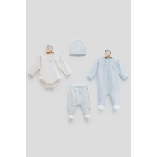 Caramell Torino Premium 4'lü Set Erkek Mavi